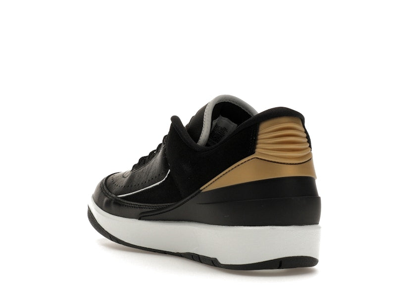 Jordan 2 Retro Low Black Metallic Gold (Women's)