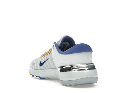 Nike Free Golf Pure Platinum University Gold Wolf Grey Astronomy Blue