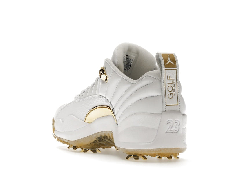 Jordan 12 Golf Metallic Gold