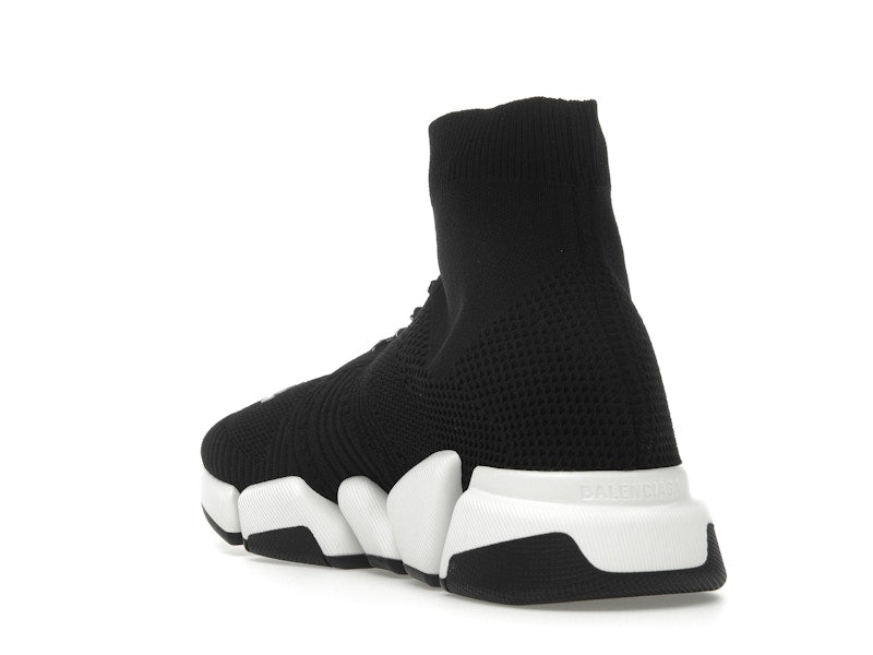 Balenciaga Speed 2.0 Lace Up Black White