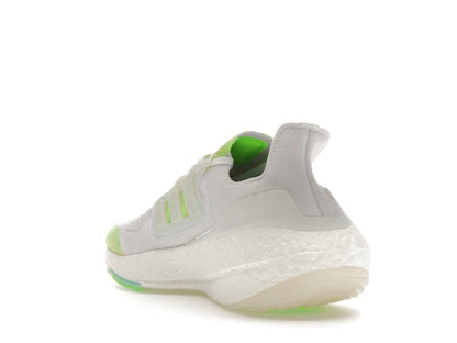 adidas Ultra Boost 22 White Bliss Blue Solar Green