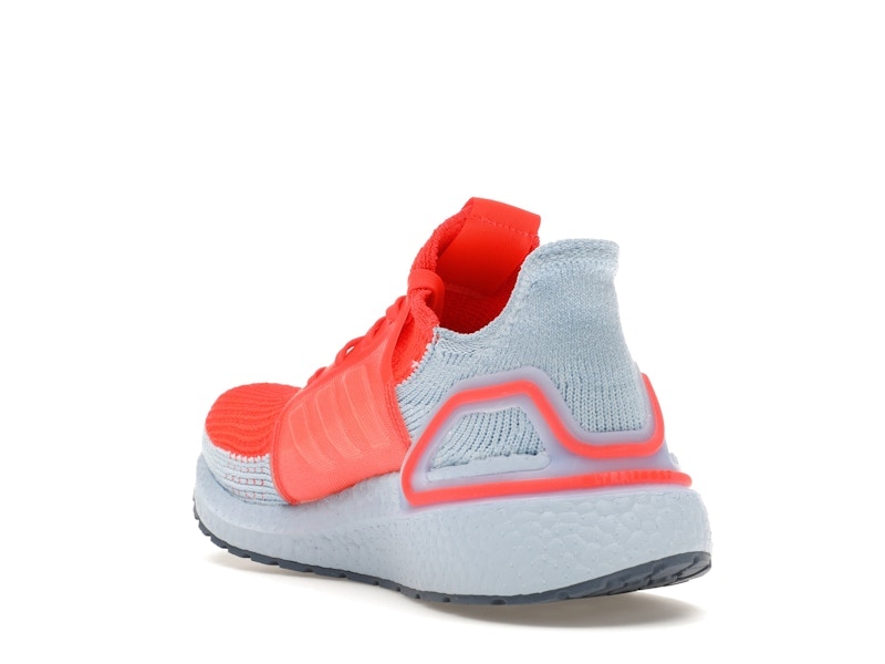 adidas Ultra Boost 19 Solar Red Glow Blue
