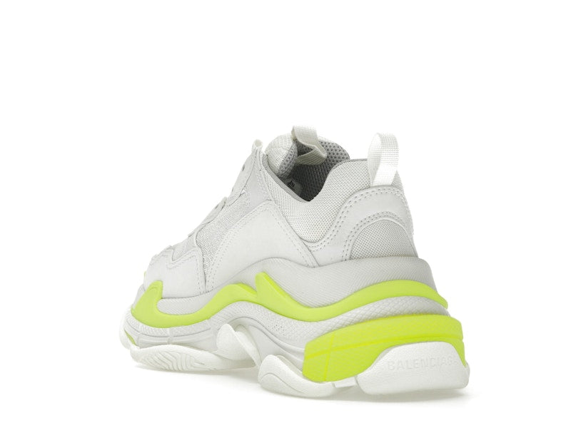 Balenciaga Triple S White Fluo Yellow (Women's)