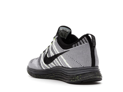 Nike Flyknit Lunar1+ White Black Volt