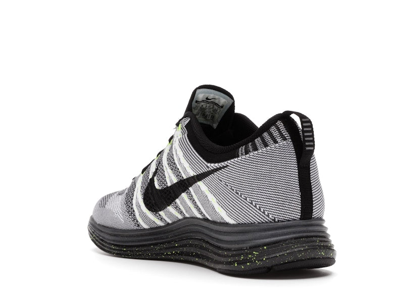 Nike Flyknit Lunar1+ White Black Volt