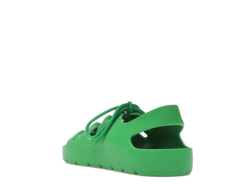 Bottega Veneta Jelly Lace Up Sandal Green (Women's)