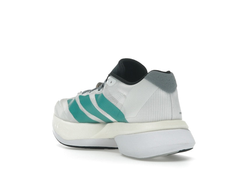 adidas Adizero Boston 13 White Pure Teal