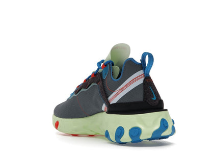 Nike React Element 55 Volt Dark Grey Photo Blue