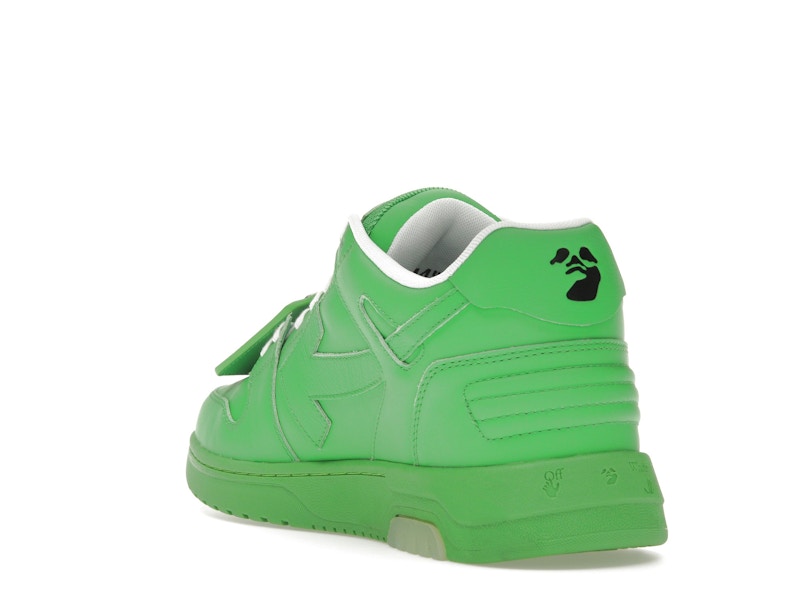 OFF-WHITE Out Of Office OOO Low Tops Green White