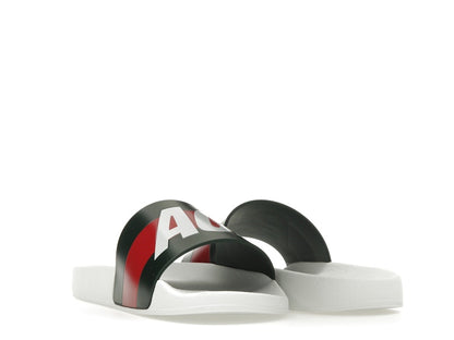 Palace x Gucci Logo Web Slide Sandal White
