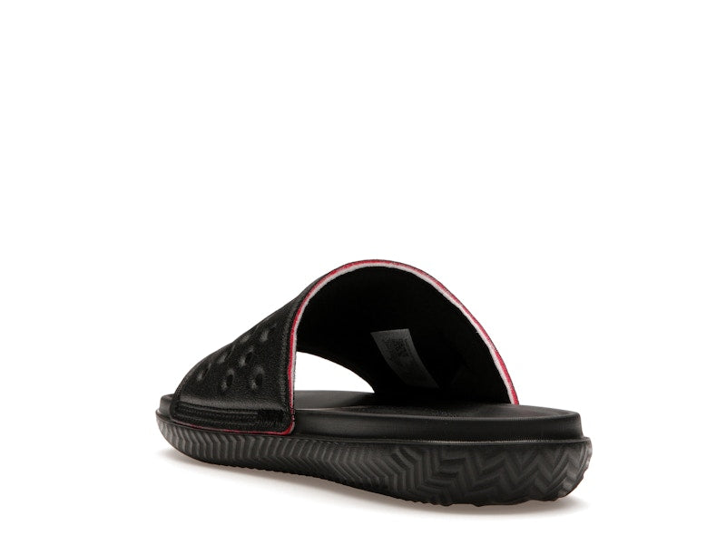 Jordan Play Slide Black University Red