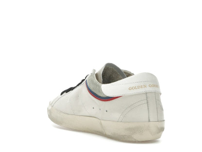 Golden Goose Super Star White Grey Red Blue
