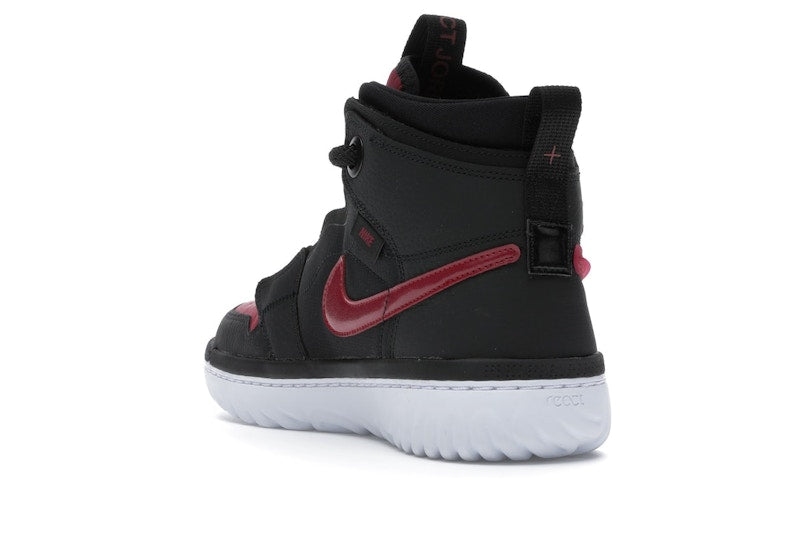 Jordan 1 High React Black Noble Red