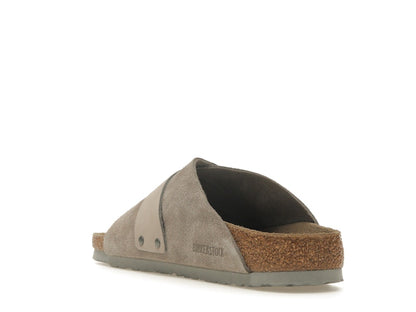 Birkenstock Kyoto Nubuck Suede Stone Coin