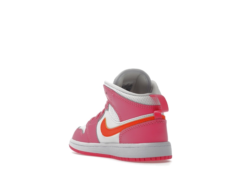 Jordan 1 Mid Pinksicle Safety Orange (PS)