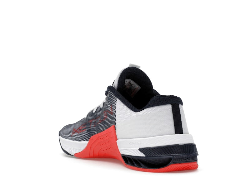 Nike Metcon 8 White Crimson Obsidian