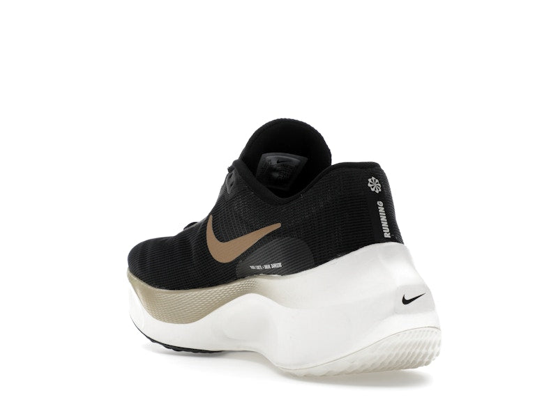 Nike Zoom Fly 5 Black Metallic Gold Grain