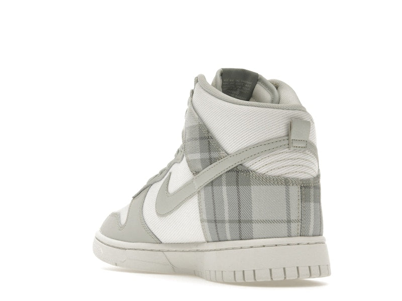 Nike Dunk High SE Tartan Plaid White Light Green