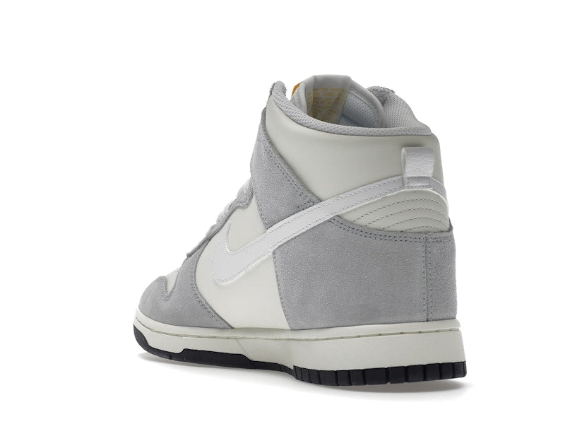 Nike Dunk High Retro Sail Pure Platinum Black White