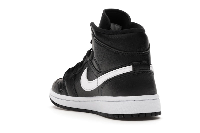 Jordan 1 Mid Black White (Women's)