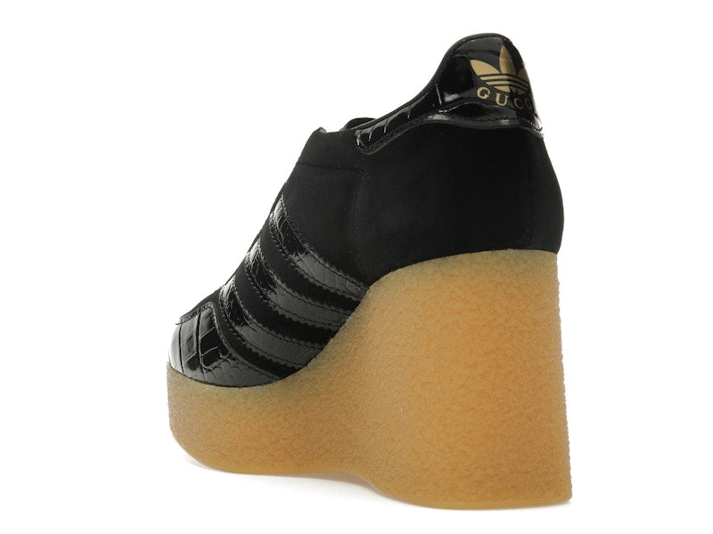 adidas x Gucci Gazelle Wedge Black Croc (Women's)