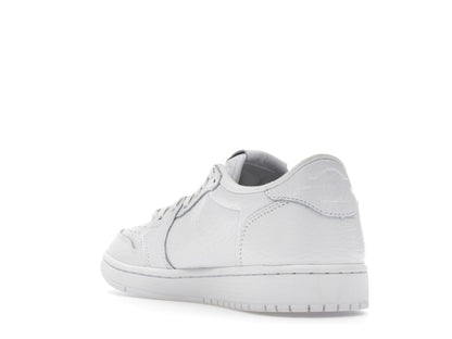Jordan 1 Retro Low Swooshless Triple White (2025)