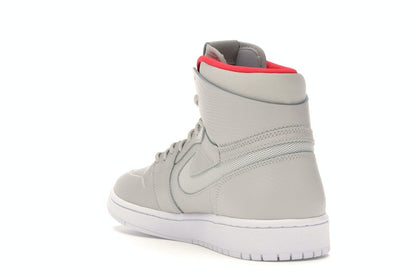 Jordan 1 Retro High Nouveau Pure Platinum Bright Crimson