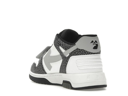 OFF-WHITE Out Of Office OOO Low Tops Black Grey with Dots
