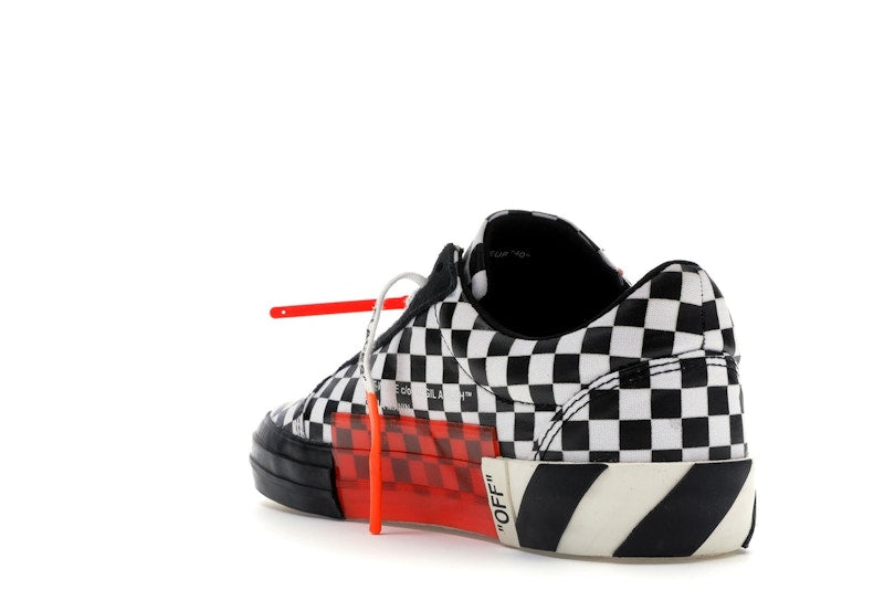 OFF-WHITE Vulc Low Checkered Black White