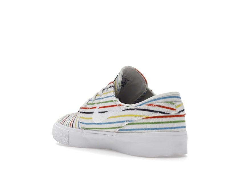 Nike SB Zoom Stefan Janoski Canvas Multi-Color Pinstripes