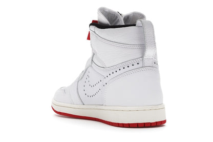Jordan 1 Retro High Zip White University Red