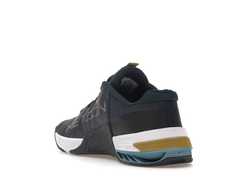 Nike Metcon 8 Armory Navy Obsidian Cerulean Arctic Orange