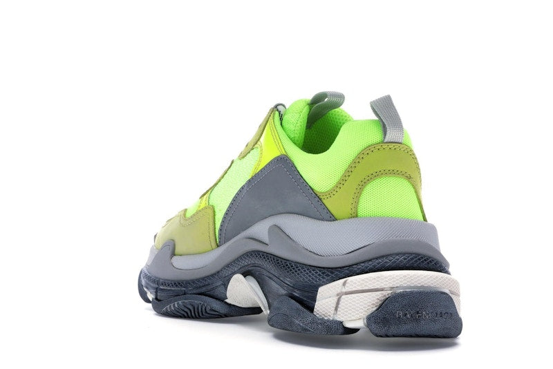 Balenciaga Triple S Neon Yellow (2018 Reissue)