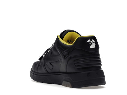 OFF-WHITE Out Of Office "OOO" Low Tops For Walking Black Yellow