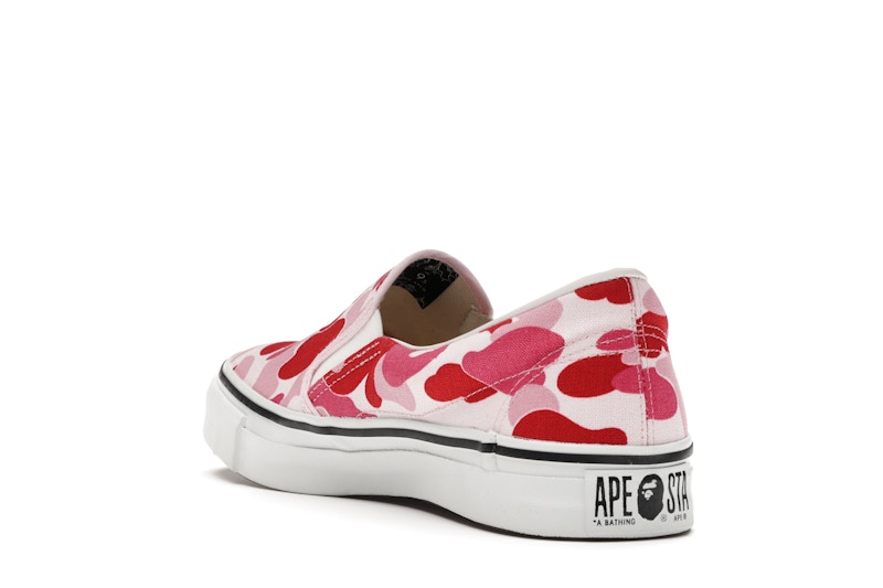 A Bathing Ape Bape Slip-On ABC Camo Pink