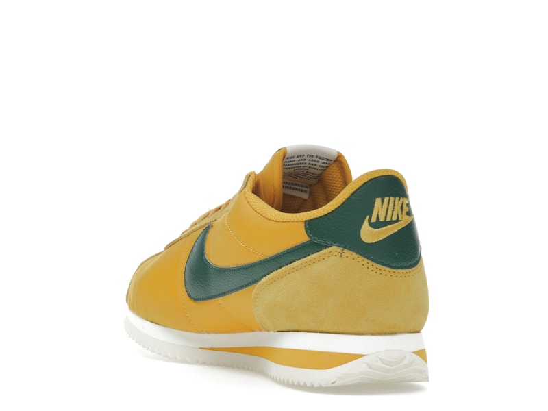 Nike Cortez Textile Yellow Ochre Gorge Green (Women's)