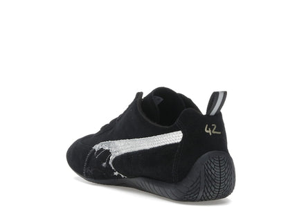 Balenciaga x Puma Speedcat Suede Distressed Black White