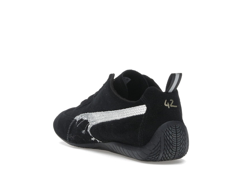 Balenciaga x Puma Speedcat Suede Distressed Black White