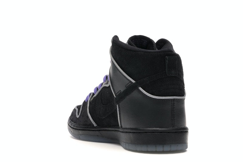 Nike SB Dunk High Black Purple Box
