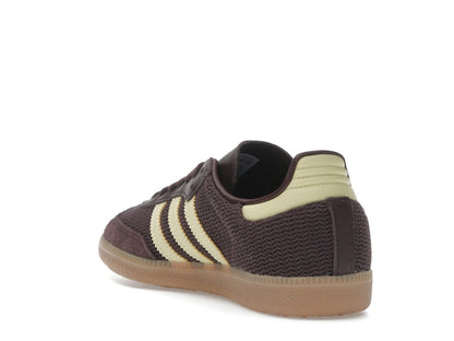 adidas Samba OG Shadow Brown Powder Yellow (Women's)