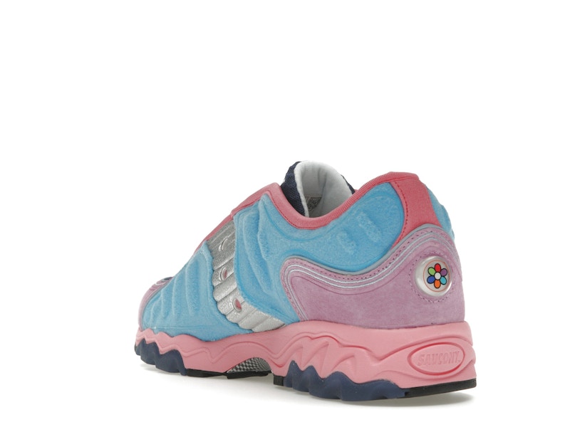 Saucony Matrix Jae Tips No Shoes In The House Blue Pink
