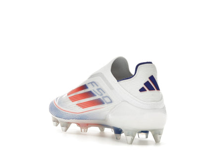 adidas F50 Elite Laceless SG Cloud White Solar Red Lucid Blue