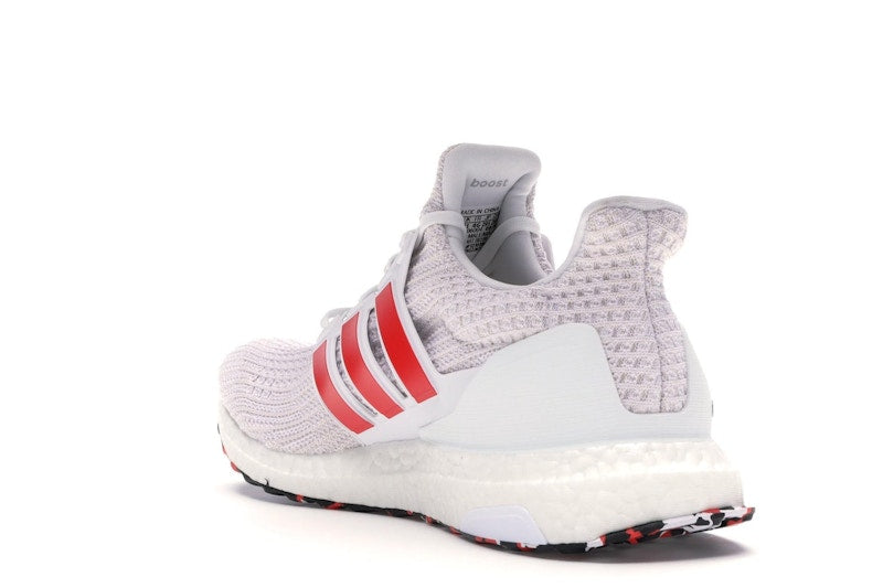 adidas Ultra Boost 4.0 Cloud White Active Red