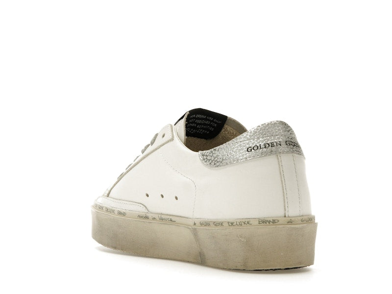 Golden Goose Hi Star White Silver (Women's)