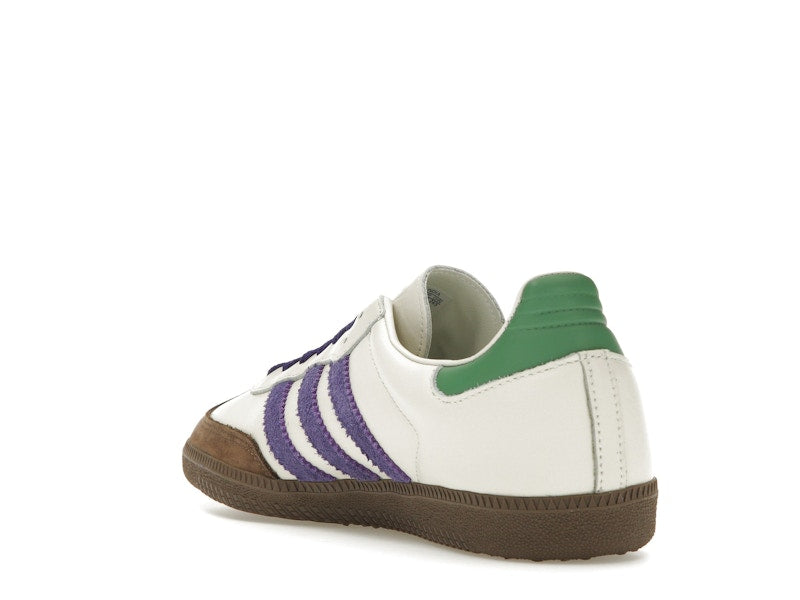 adidas Samba OG Off White Core Purple Green Brown (Women's)