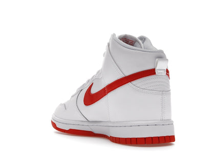Nike Dunk High White Picante Red