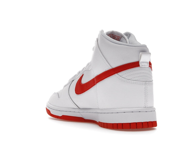 Nike Dunk High White Picante Red