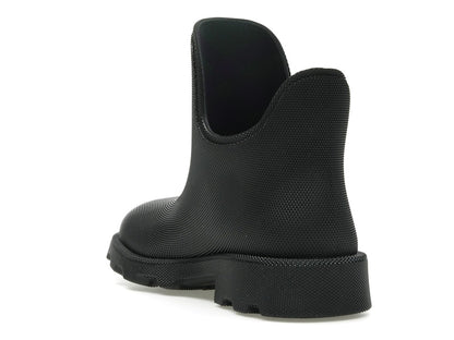 Burberry Marsh Round-Toe Ankle Boots Black