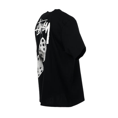 Stussy Fuzzy Dice Tee Black