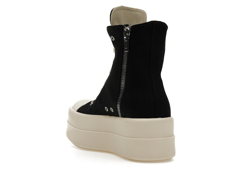 Rick Owens DRKSHDW Mega Bumper Sneaks Pentagram Black Pearl Milk